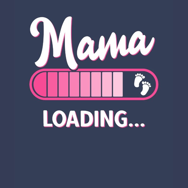 Werdende Mama Loading Schwangerschaft Mutter