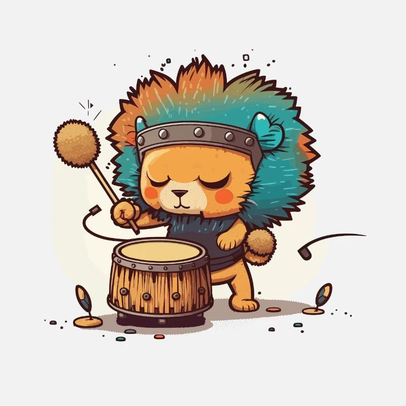 Lion Drummer