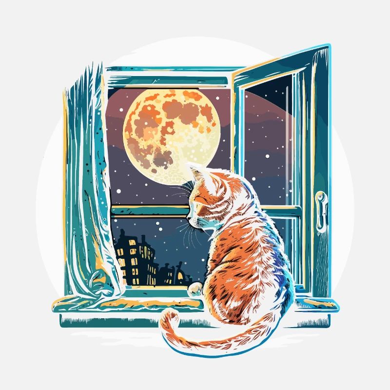 Hinterhältige Katze
