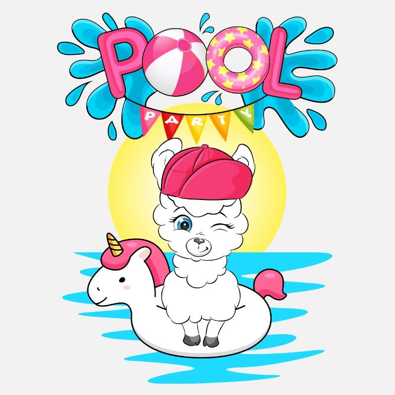 Alpaca Pool Party