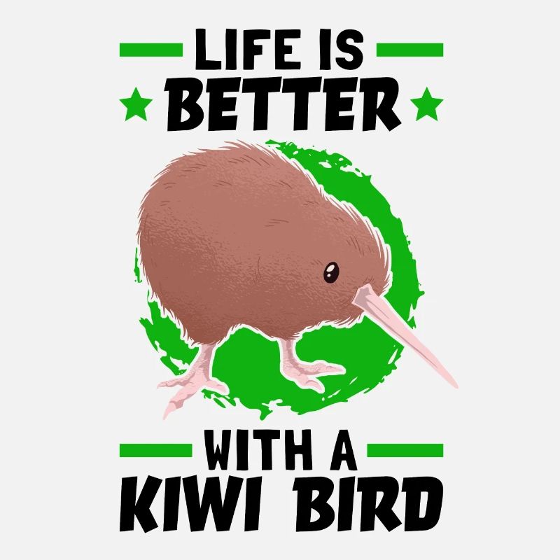 Life is better with a kiwi bird