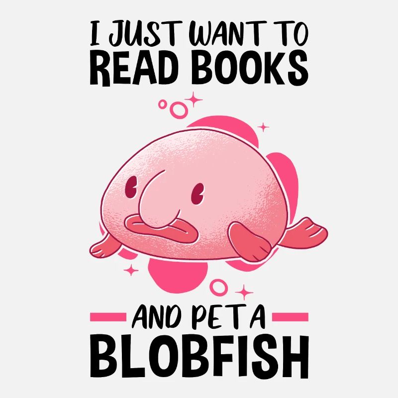 Books and Blobfish Ugly Fish Meme
