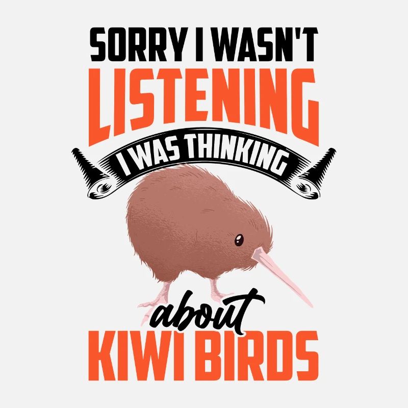 Kiwi Vogel lustiger Spruch Neuseeland Kiwi