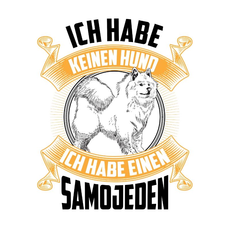 Ich habe einen Samojede Samojedenspitz