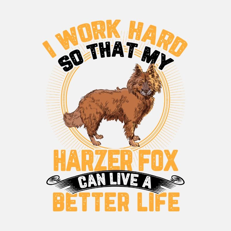 Harzer Fuchs arbeite hart altdeutscher Hütefuchs