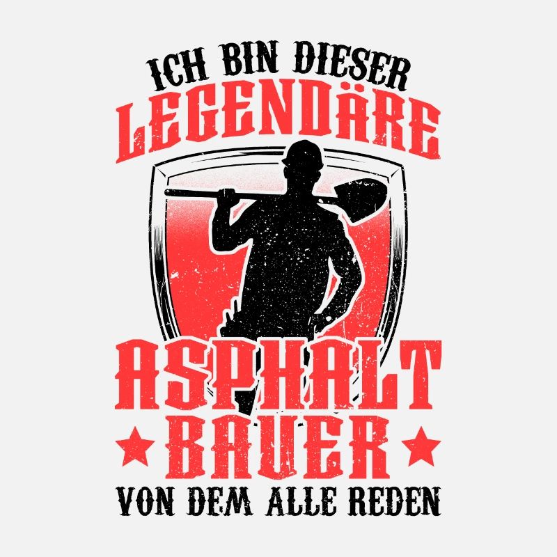 Legendärer Asphaltbauer Straßenbauer