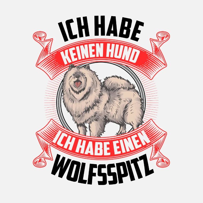 Ich habe einen Wolfsspitz Deutscher Keeshond