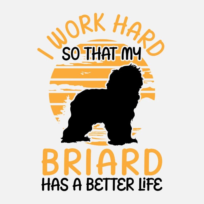 Work for my Briard Berger de Brie