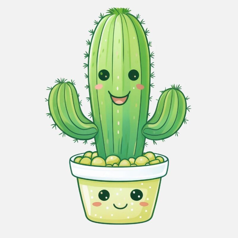 Cactus dans un pot de fleurs