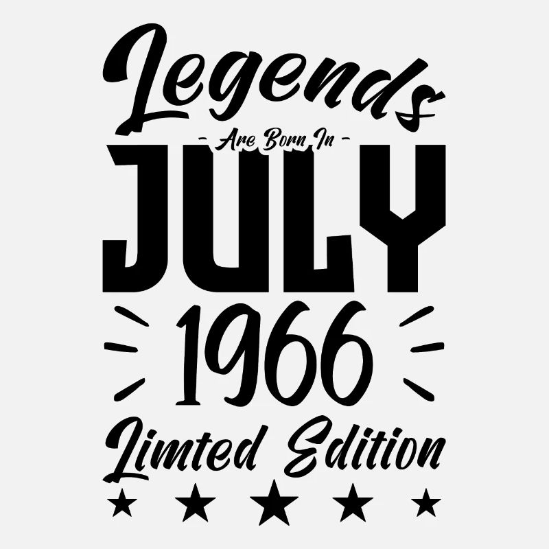 Geboren im Juli 1966. Geburtstagsgeschenk.
