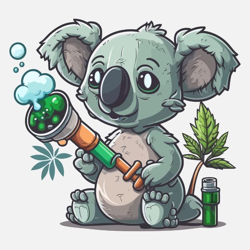 Bong-Blowing Koala