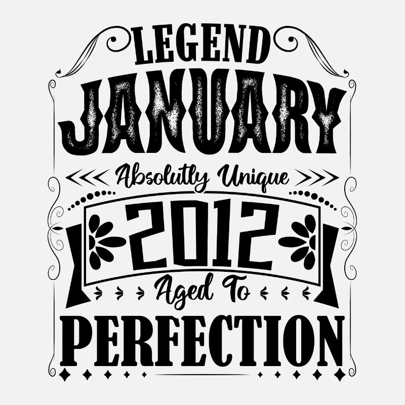 January 2012. January 2012 Birthday Gift.