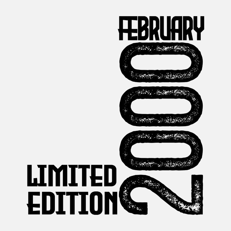Februar 2000 Geburtstagsgeschenk. Februar 2000.
