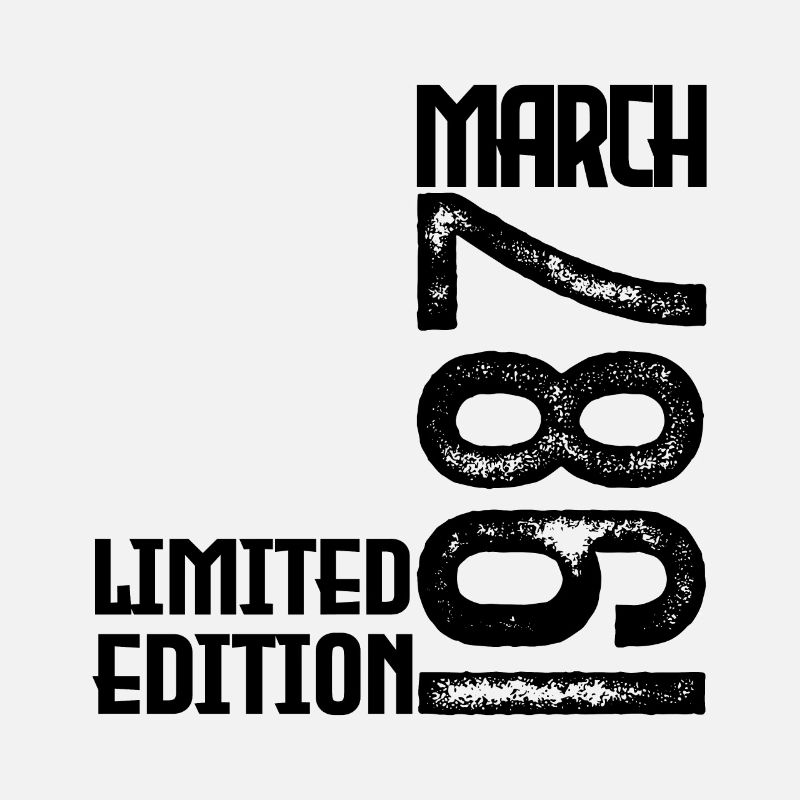 March 1987 Anniversary Gift. March 1987. March