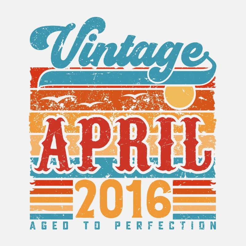 April 2016, April 2016 Vintage Jubiläumsgeschenk