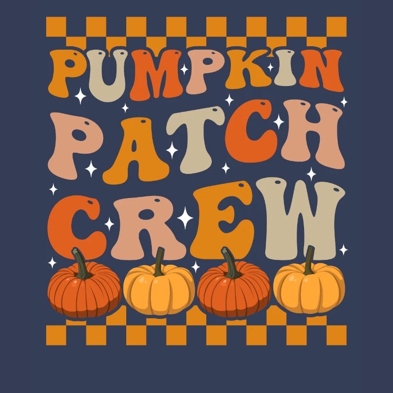 Groovy Pumpkin Patch Crew Fall Pumpkins