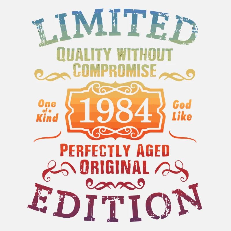 Geburtstag 1984 Limited Edition Geschenk Used Cool
