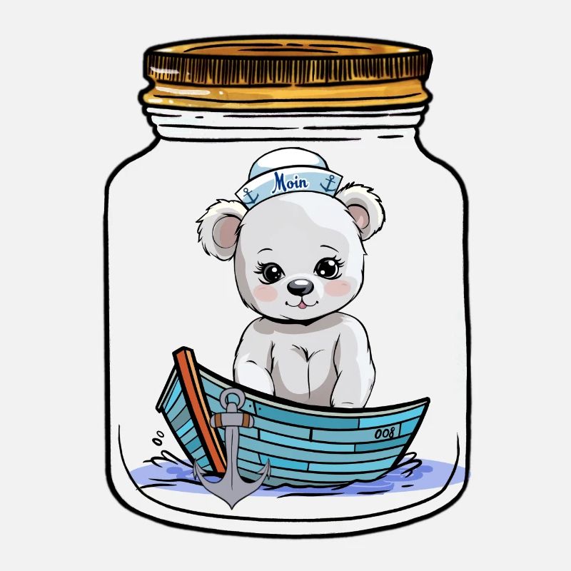 Teddy Bear Teddy Boot Boats Maritime Kids