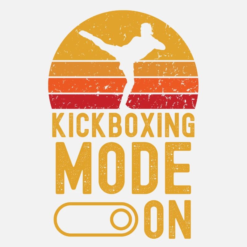 Kickboxing Mode sur rétro vintage