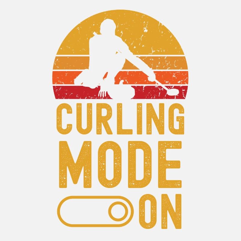 Curling Mode on retro vintage