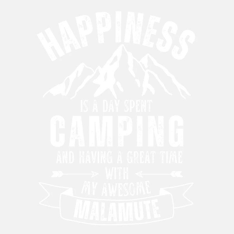 Camping and Malamute