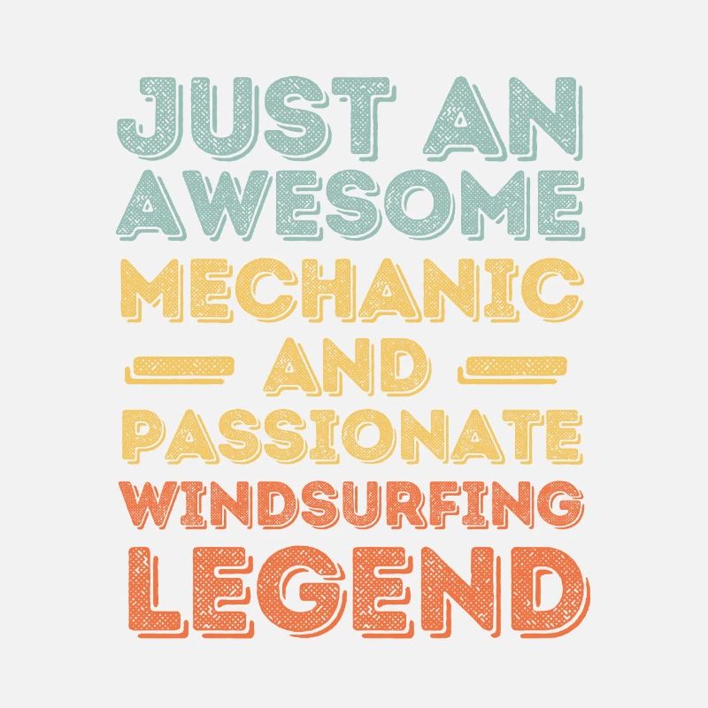 Mechanic windsurfing retro