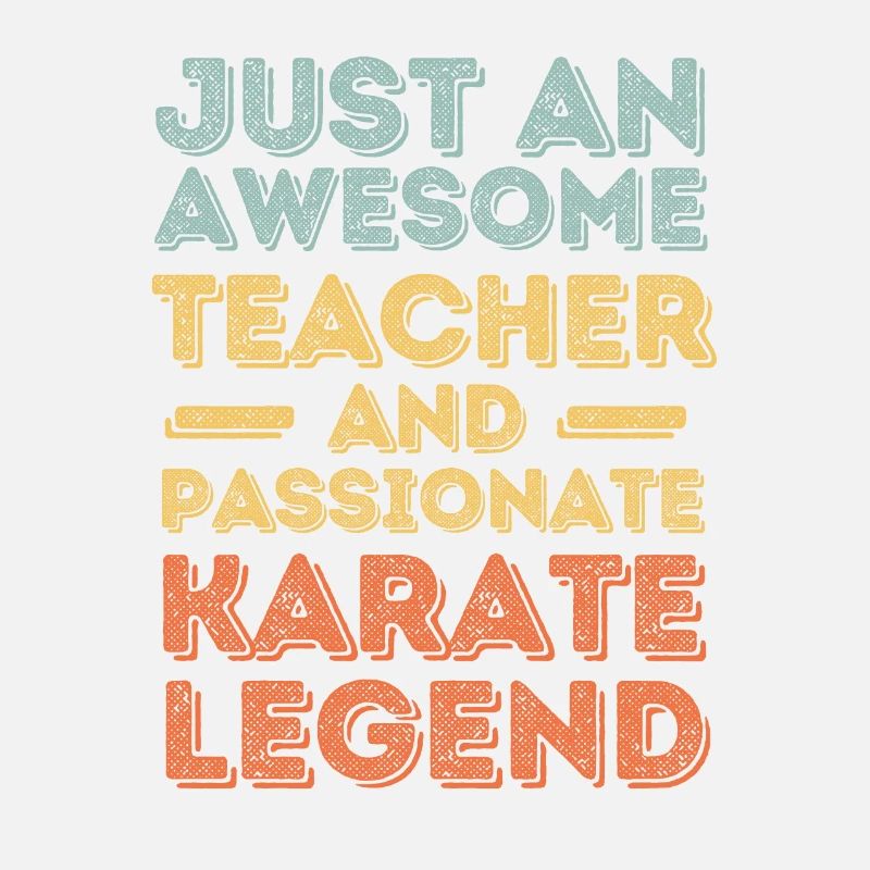 Teacher Karate retro