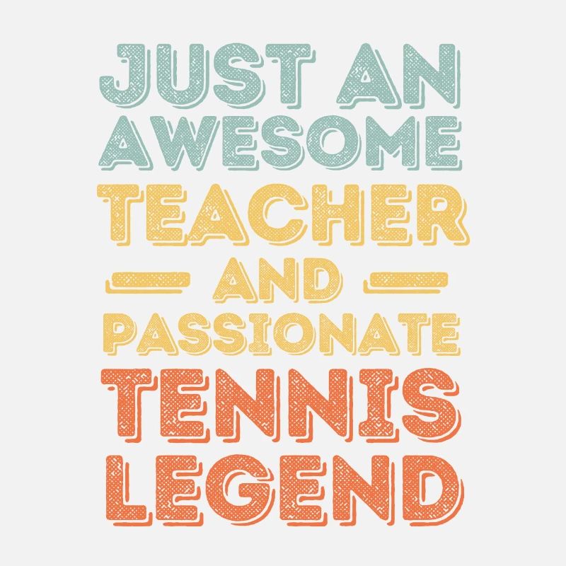 Professeur de tennis rétro