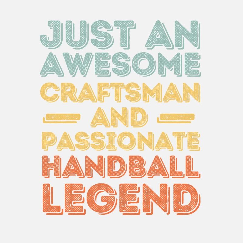 Handwerker Handball retro