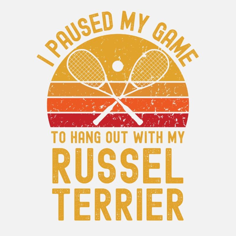 Courge et Russel Terrier