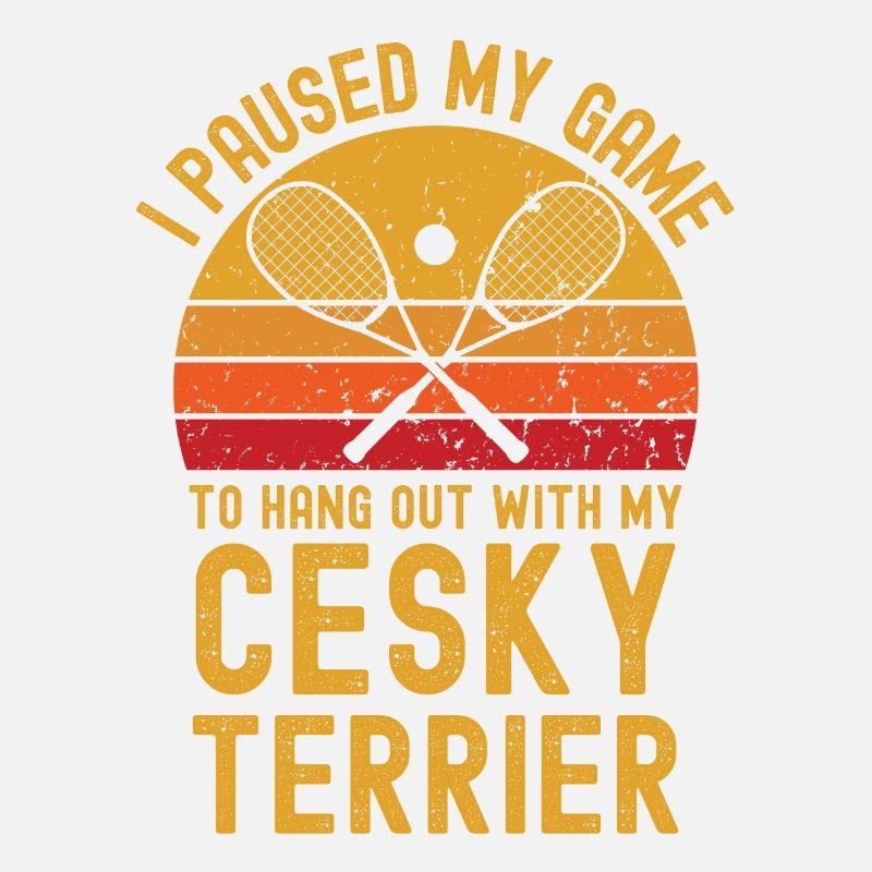 Squash and Cesky Terrier