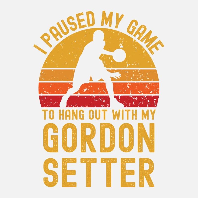Basketball und Gordon-Setter
