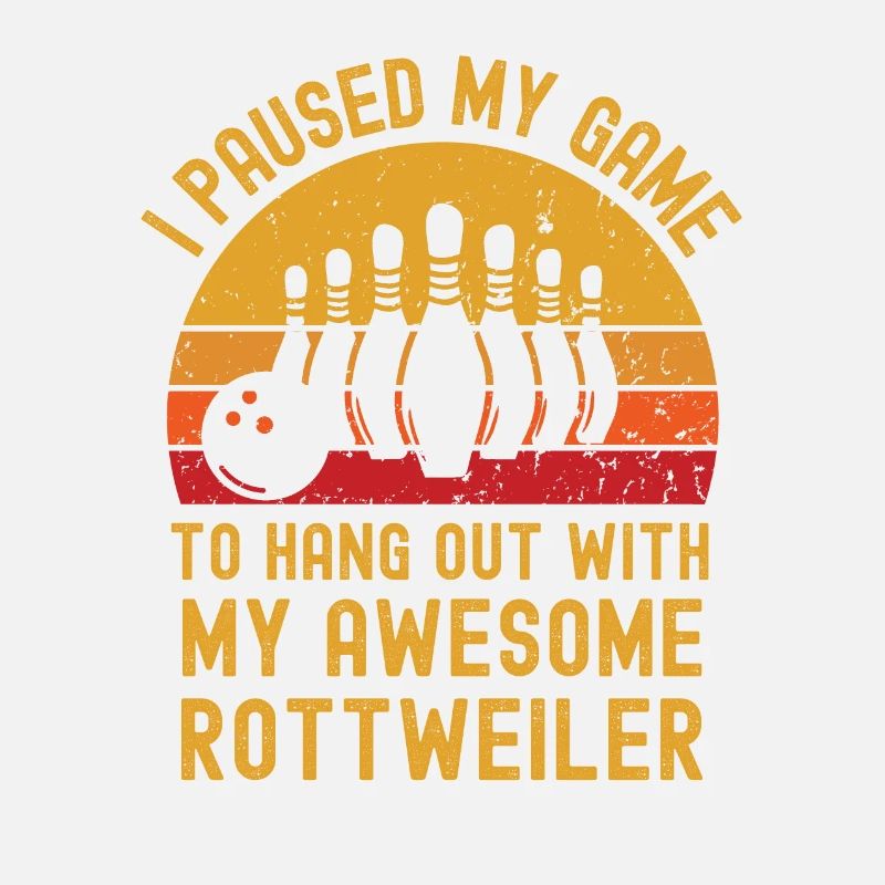 Bowling and Rottweilers