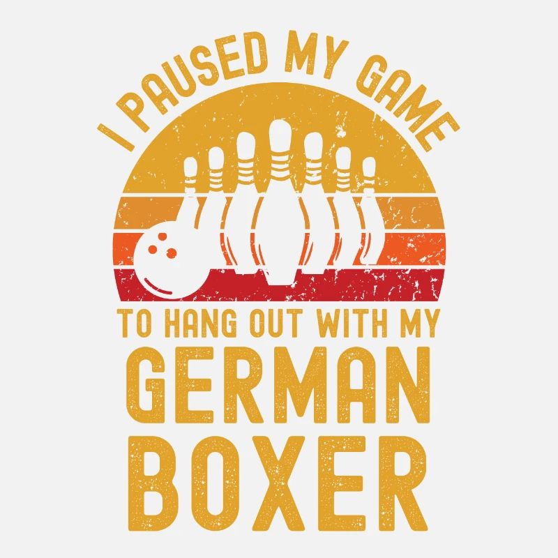 Bowling und Deutscher-Boxer
