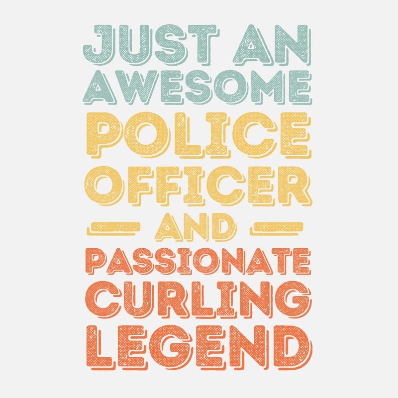 Polizist Curling retro