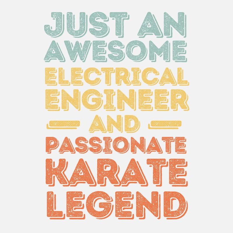 Electrical Engineer Karate retro
