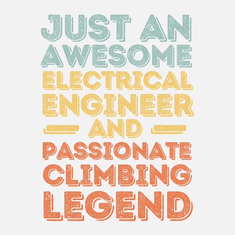 Electrical Engineer Climbing retro