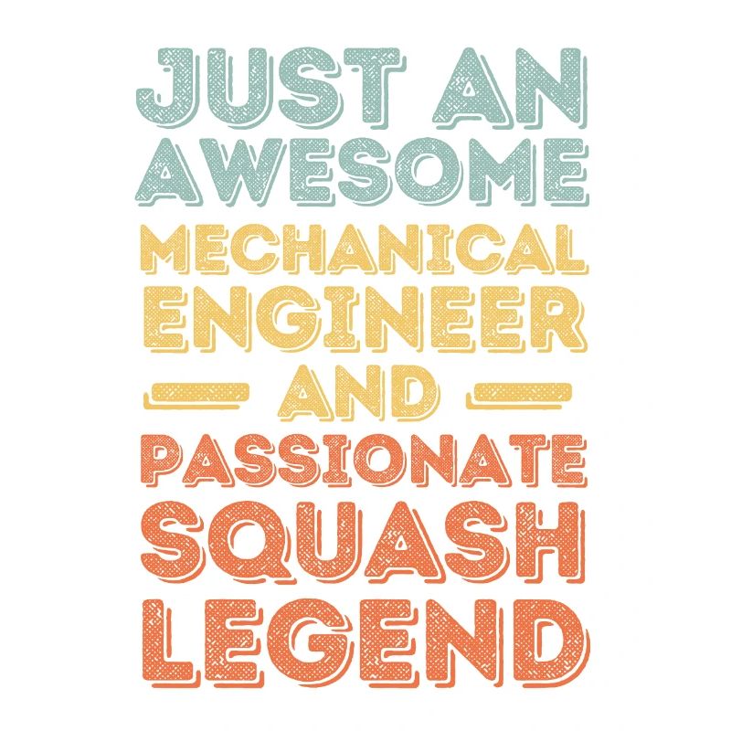 Mechanical Engineer Squash retro