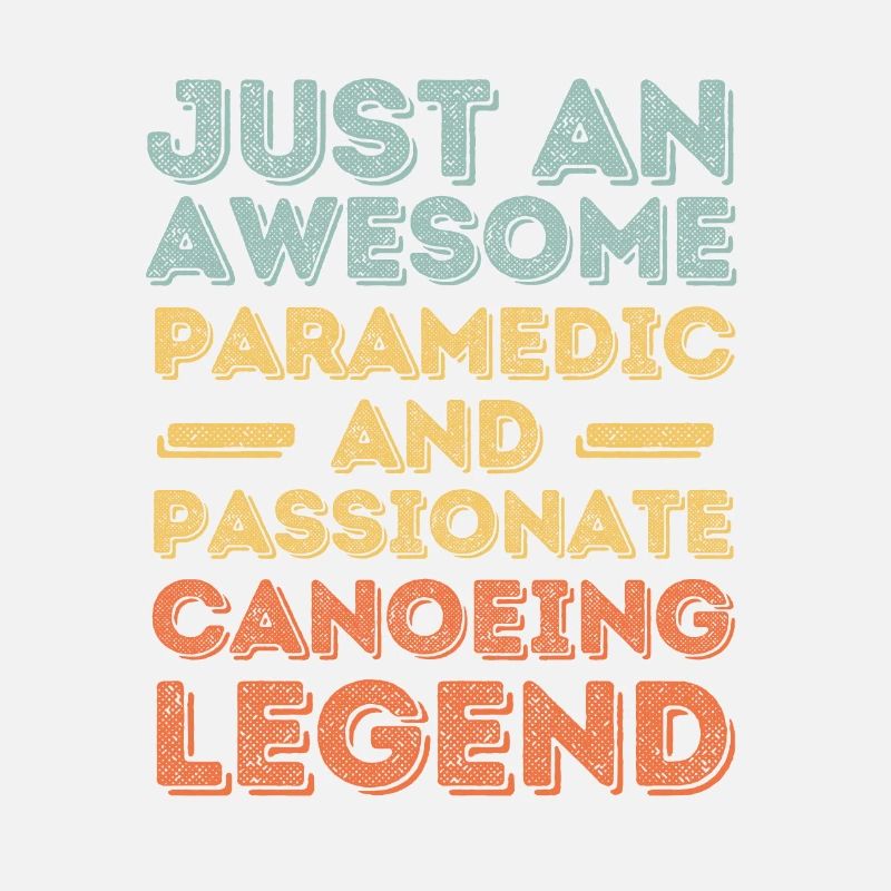 Paramedic canoeing retro