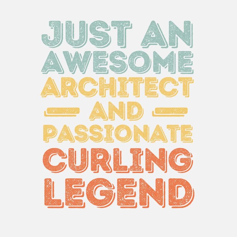 Architecte Curling rétro
