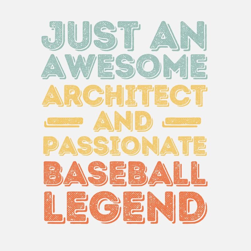 Architekt Baseball retro