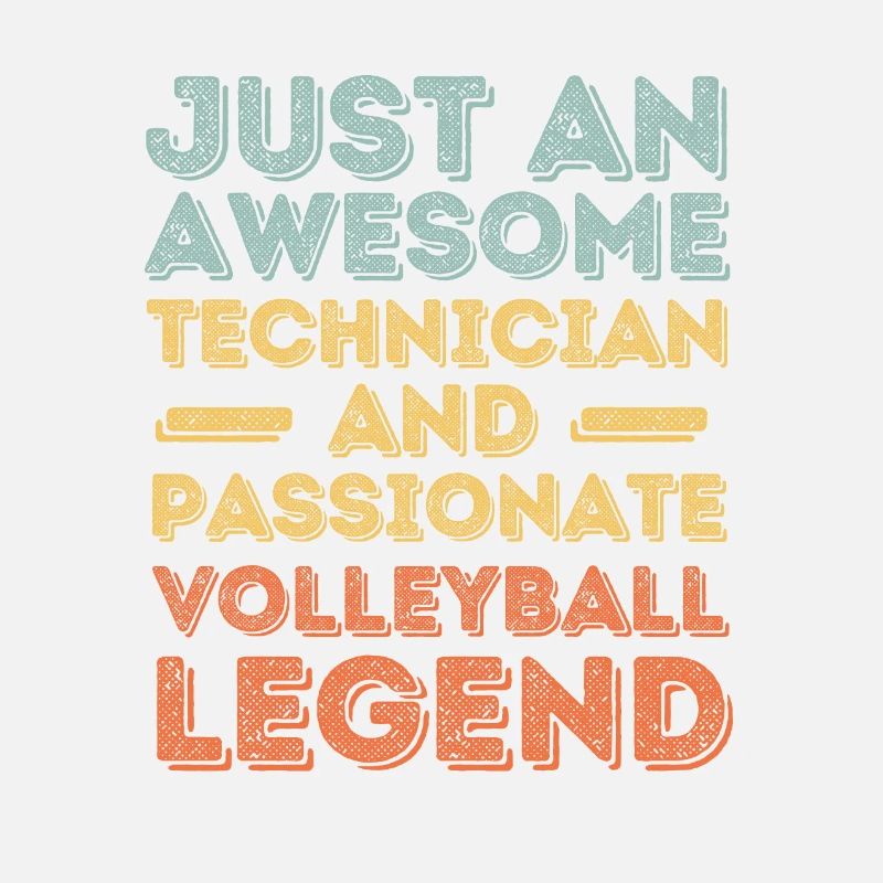 Techniker Volleyball retro