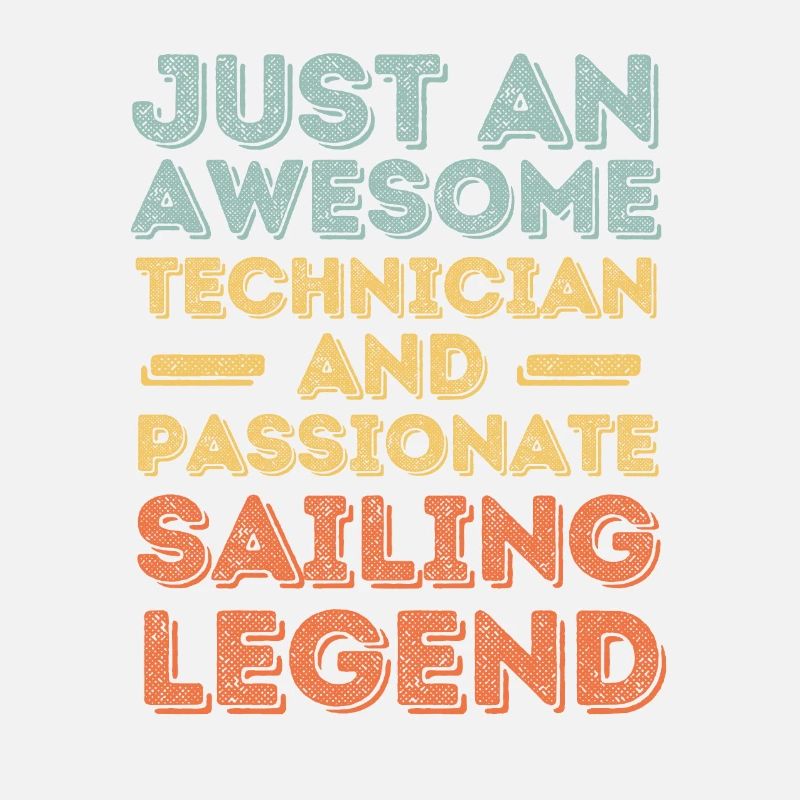 Technician sailing retro