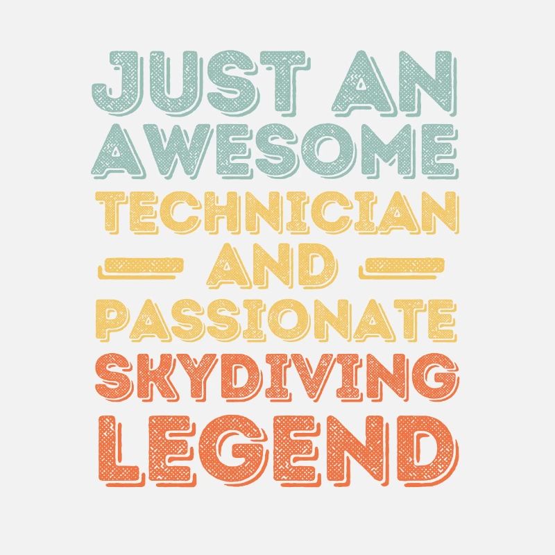 Technician Skydiving retro