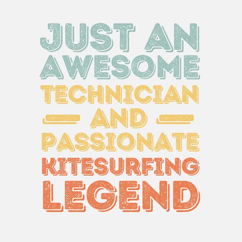 Techniker Kitesurfen retro