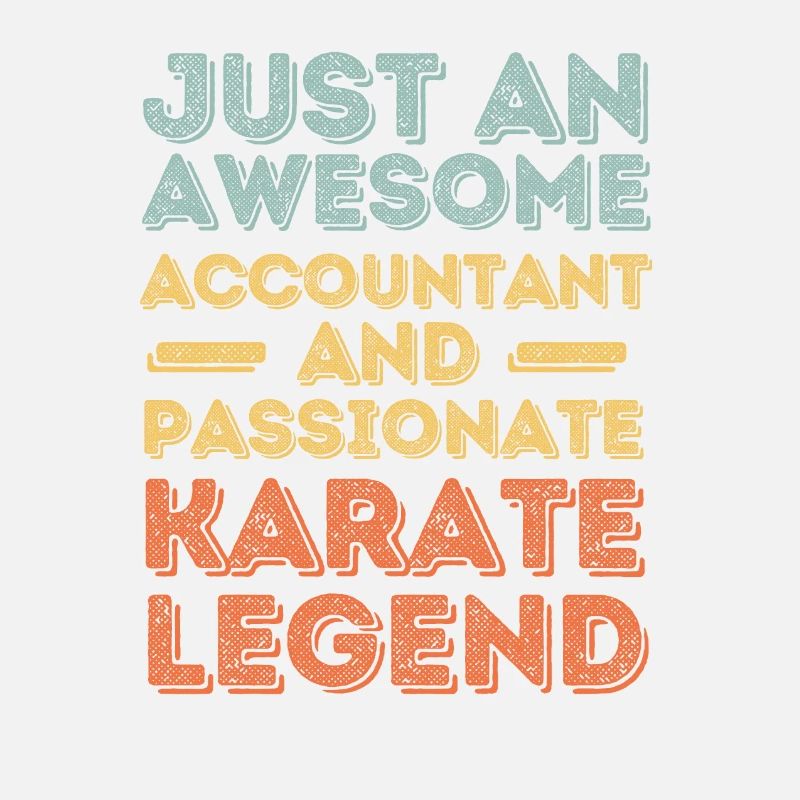 Buchhalter Karate retro