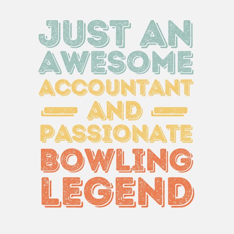 Accountant Bowling retro