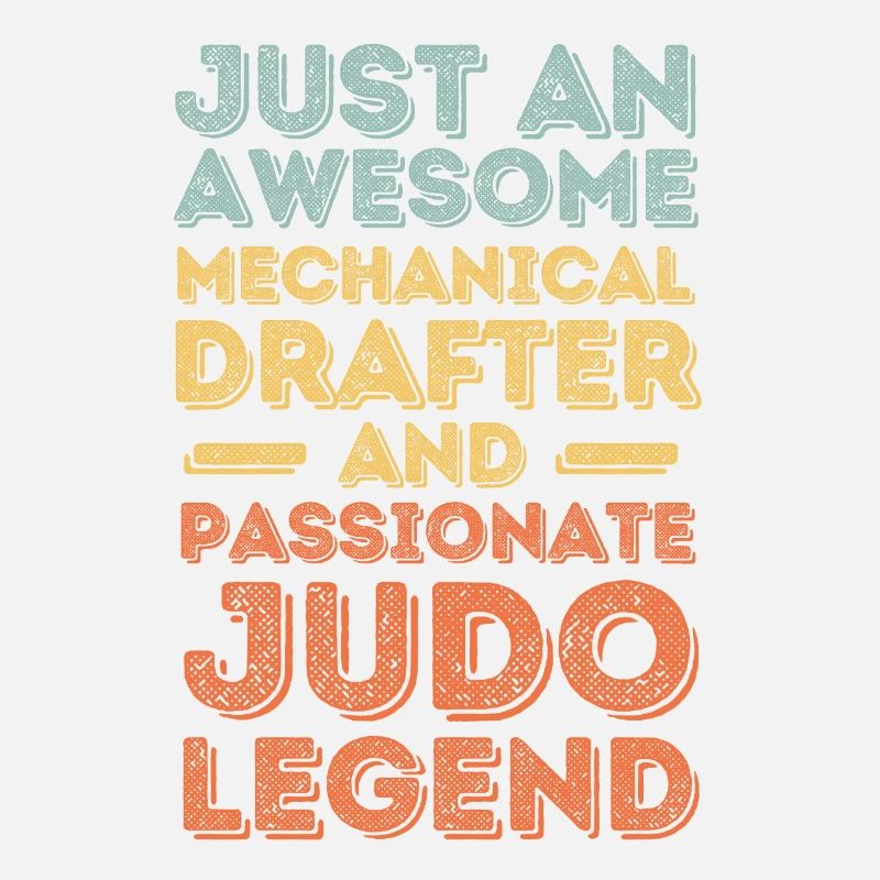 Technischer-Zeichner Judo retro