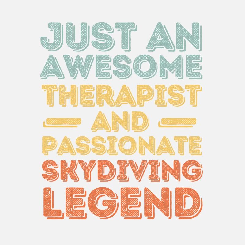Therapist Skydiving retro