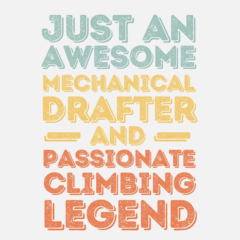 Technical draughtsman climbing retro